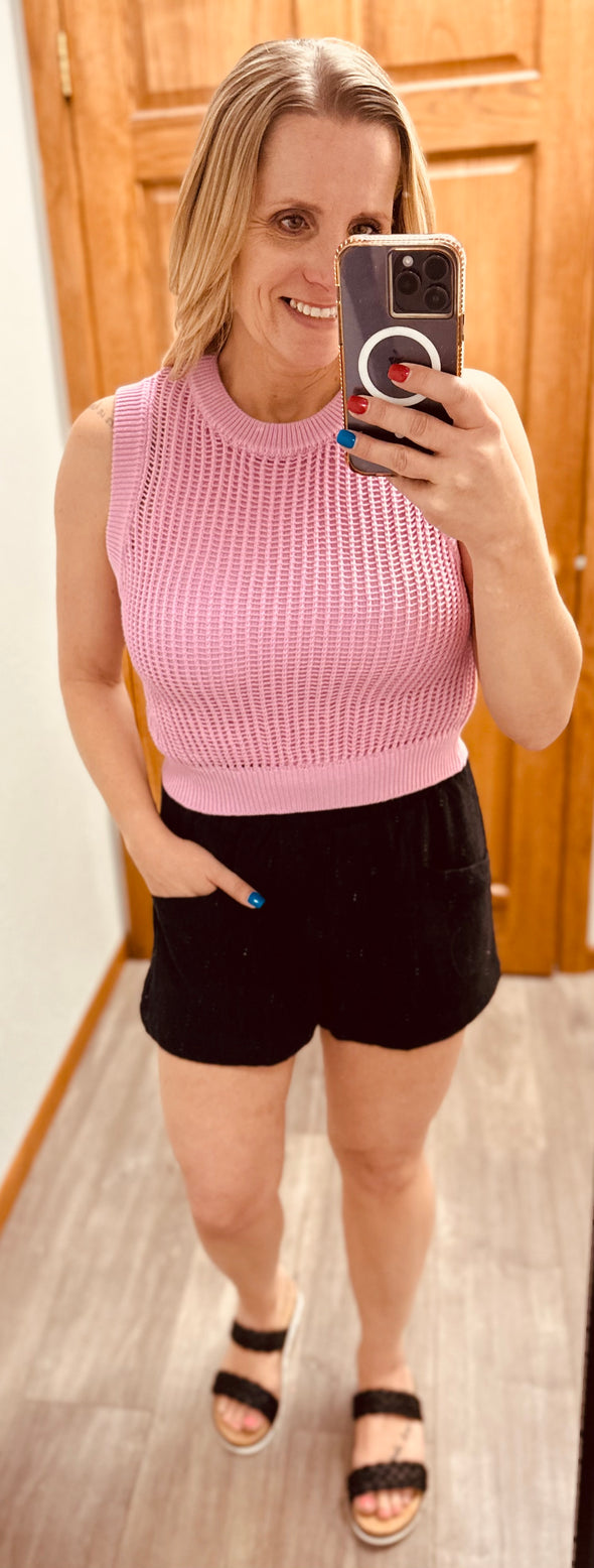 Pink Petunia Top