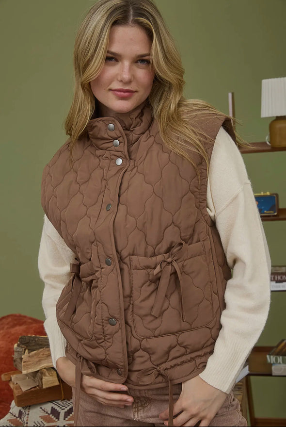 Penelope Quilted Puffer Vest