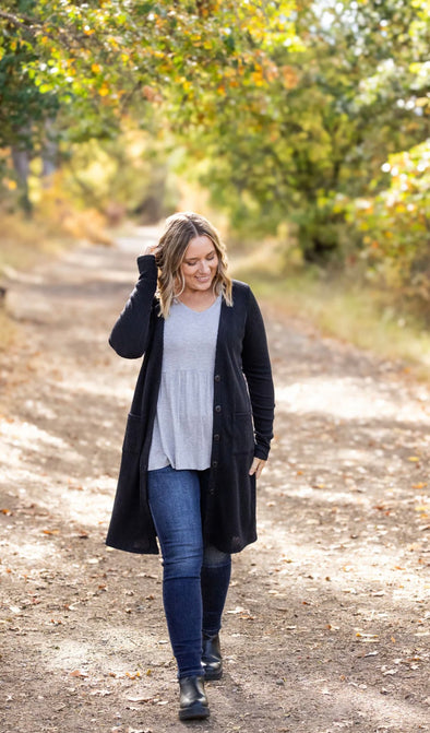 Colbie Cardigan by MM in black