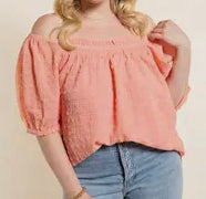 Camilla Coral Smocked Top