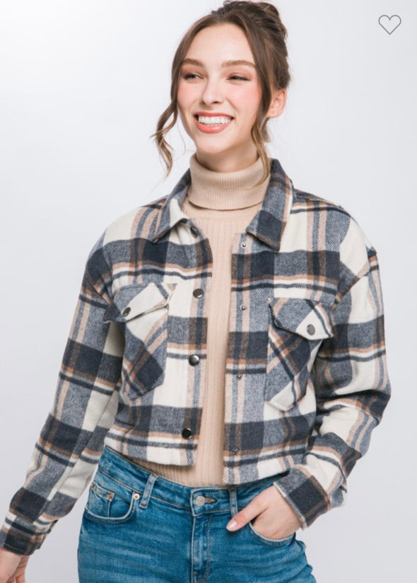 Charcoal Charlee Shacket