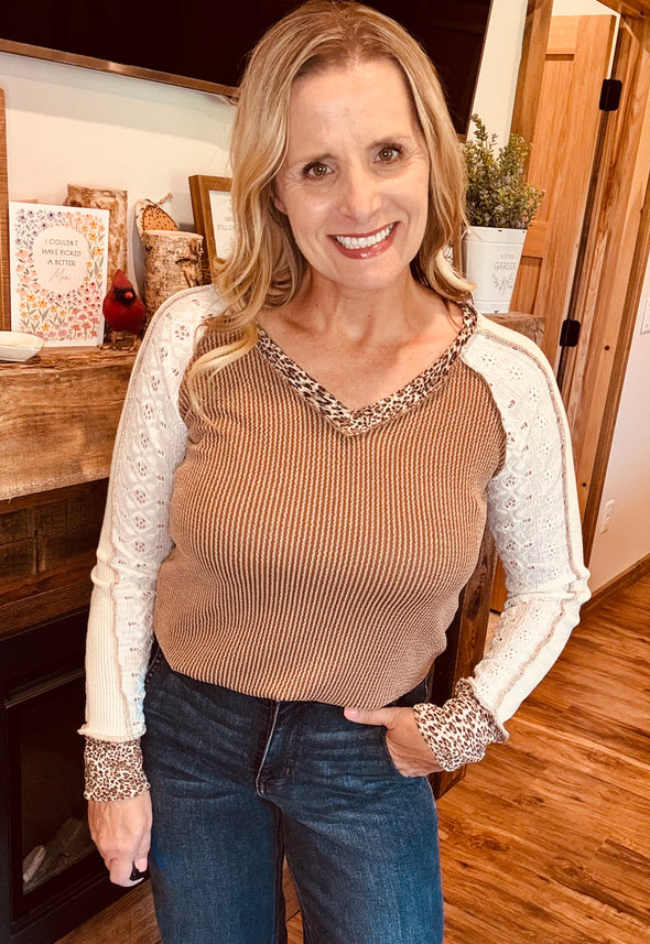 Rebecca Ribbed Top