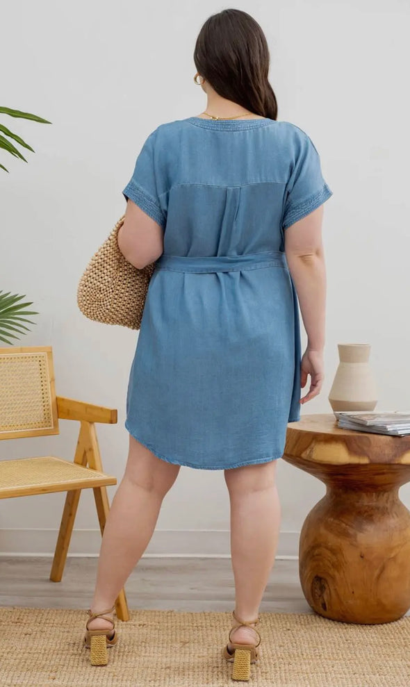 Charla Chambray Dress