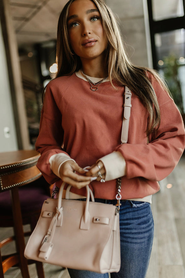 Pink Breeze Pullover by Ampersand Ave.