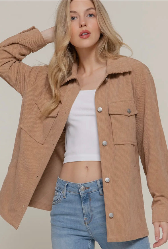 Carsyn Corduroy Shacket