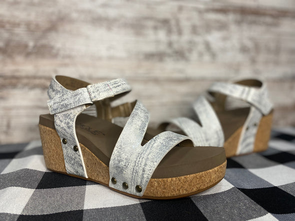 Spring Fling Strippy Sandals by Corkys