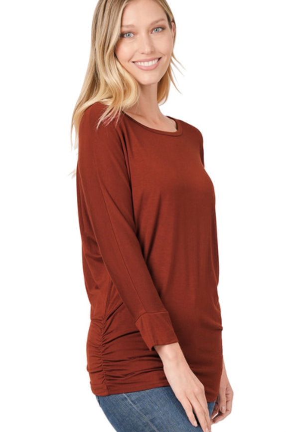 Bree’s Buttery Soft 3/4 Sleeve Top