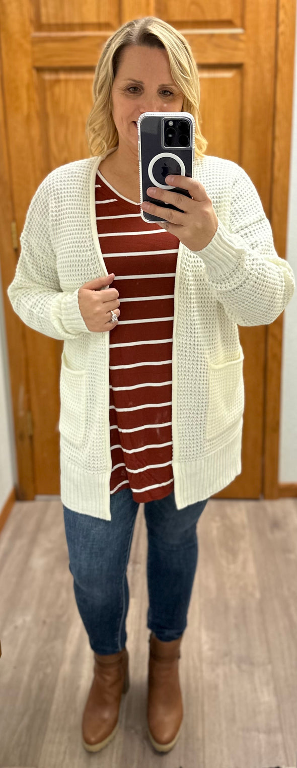 Buttery Soft Striped Top