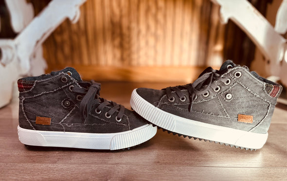 Comfort Meets Style Shoes in Smoke Gray by Blowfish