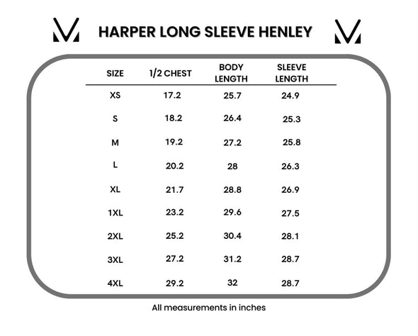 Harper Long Sleeve Henley in Multi