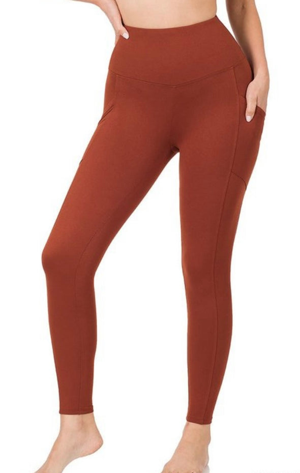 Buttery Soft Leggings with POCKETS in Multiple Colors