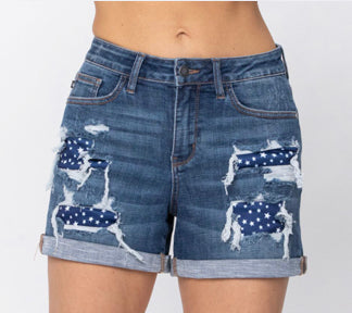 Freedom Forever Shorts by Judy Blue