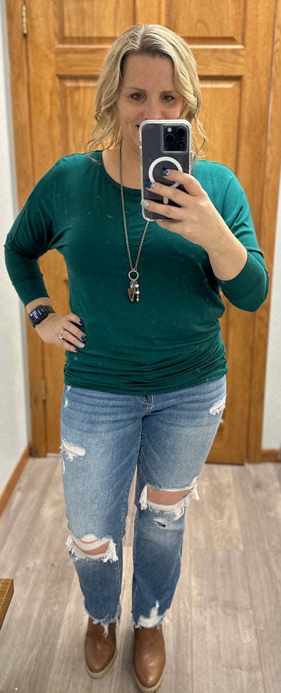 Bree’s Buttery Soft 3/4 Sleeve Top