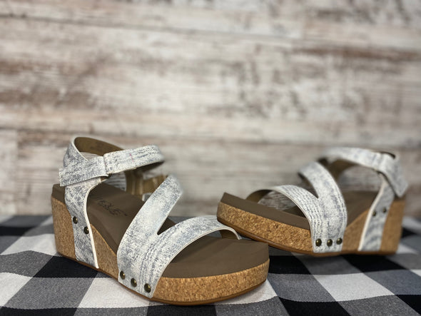 Spring Fling Strippy Sandals by Corkys
